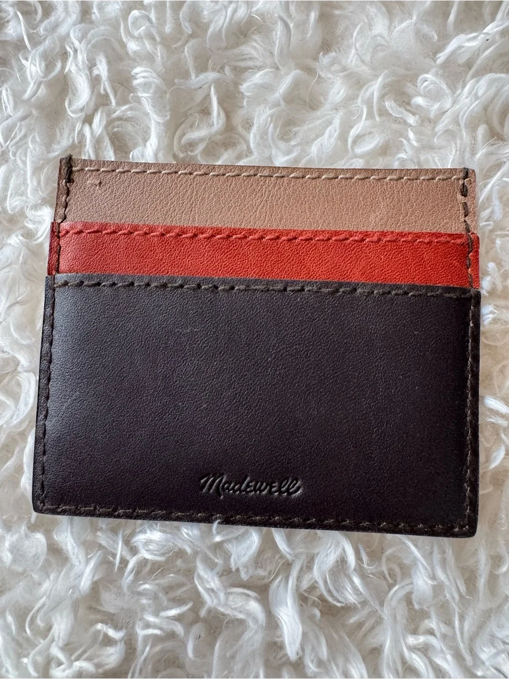 Madewell Bundle (4) Piece Memphis Crossbody Bag Leather Zip Pouch & Card Holder